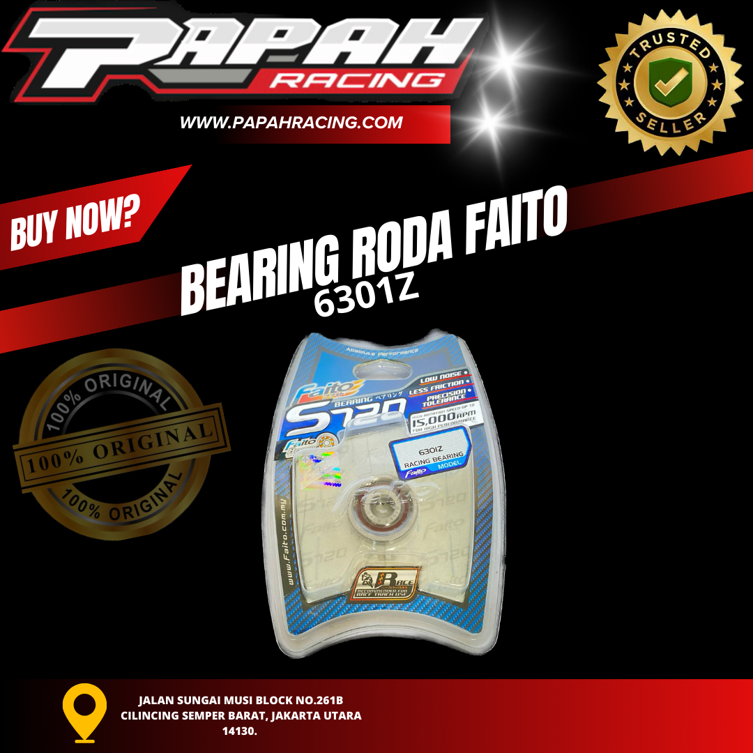 BEARING RODA FAITO 6301Z